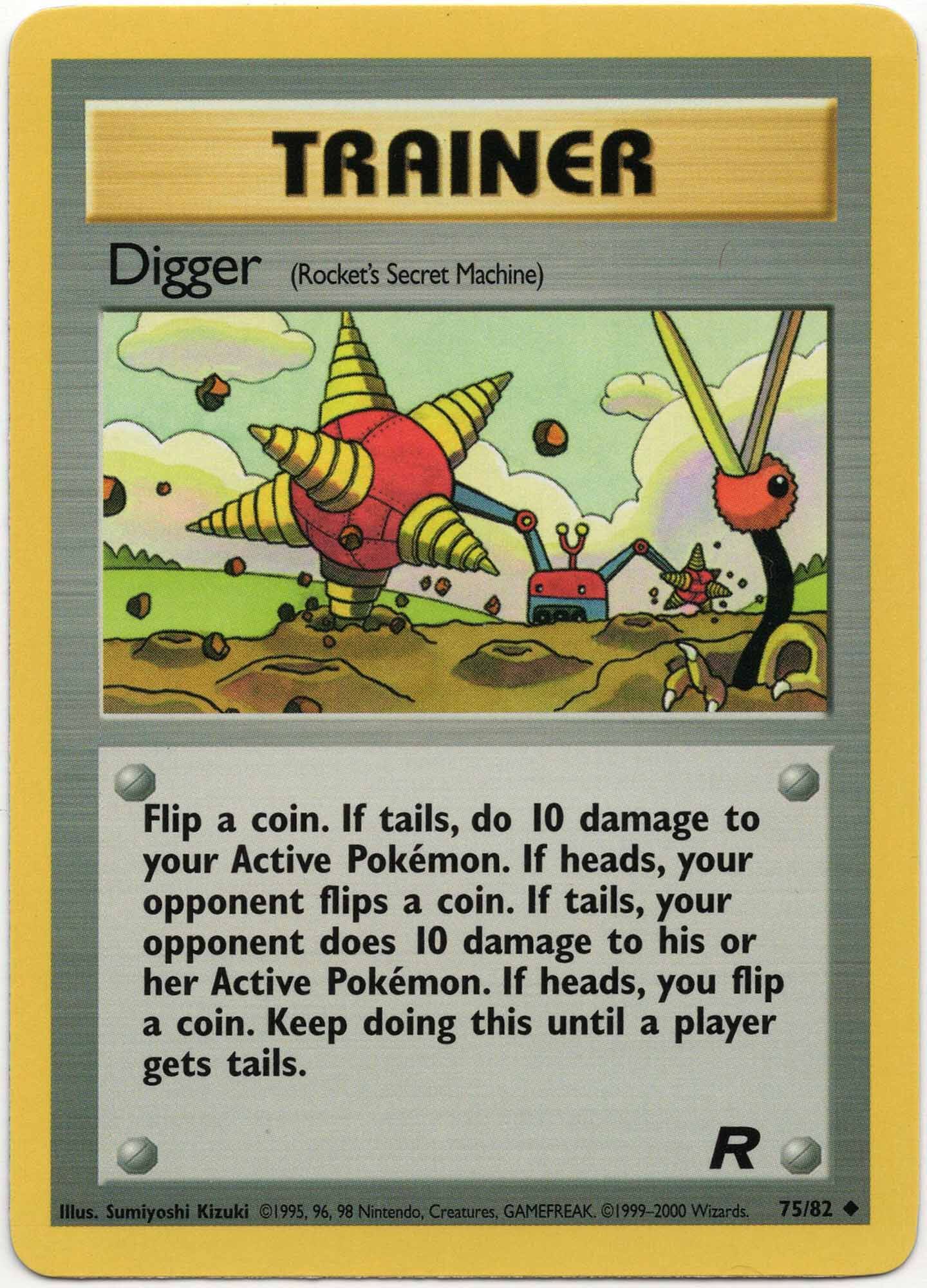Digger - 75/82 - Pokémon TCG