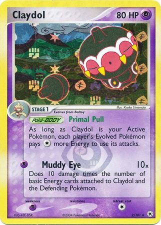 Claydol - 2/101 - Reverse Holo - EN Claydol - 2/101 - Reverse Holo - EN