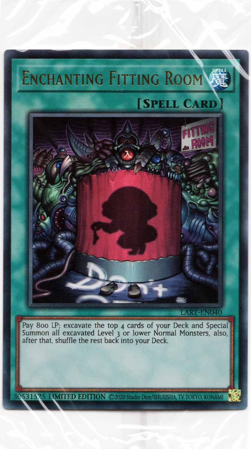 enchanting-fitting-room-lart-en040-ultra-rare-sealed-yu-gi-oh-1 Enchanting Fitting Room - LART-EN040 - Ultra Rare - Sealed