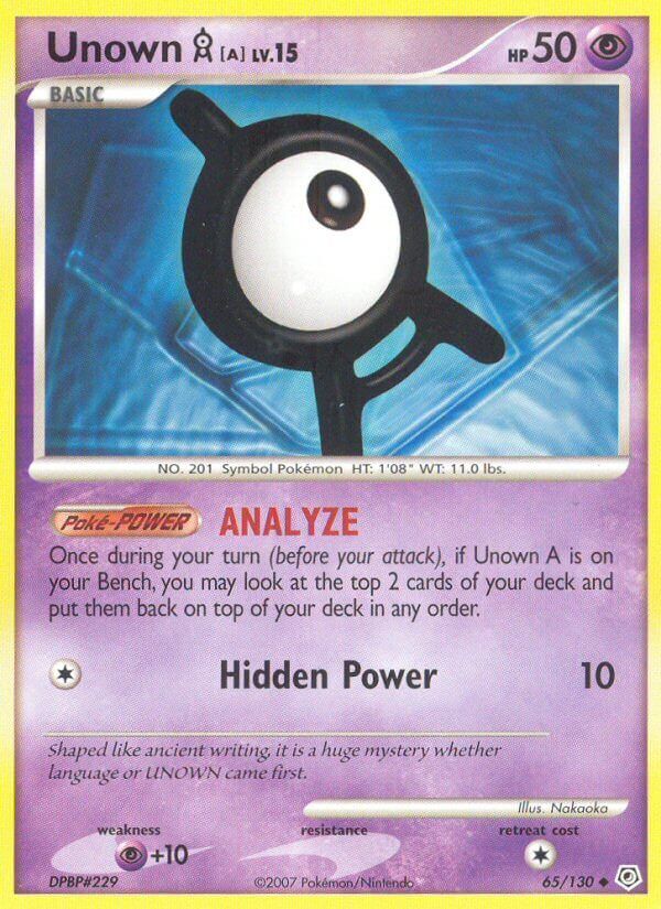 Unown A - 65/130 - EN