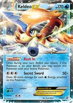 Keldeo EX BW61 - Pokémon TCG