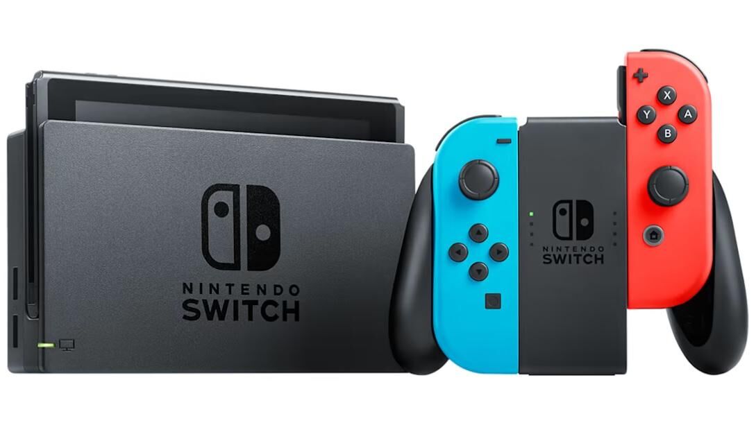 Nintendo Switch with Blue and Red Joy-con [Version 2] - Nintendo Switch