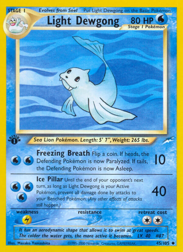 Light Dewgong - 45/113 - 1st Edition - EN