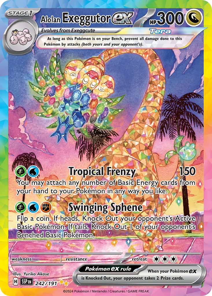 Alolan Exeggutor ex - 242/191 - EN Alolan Exeggutor ex - 242/191 - EN