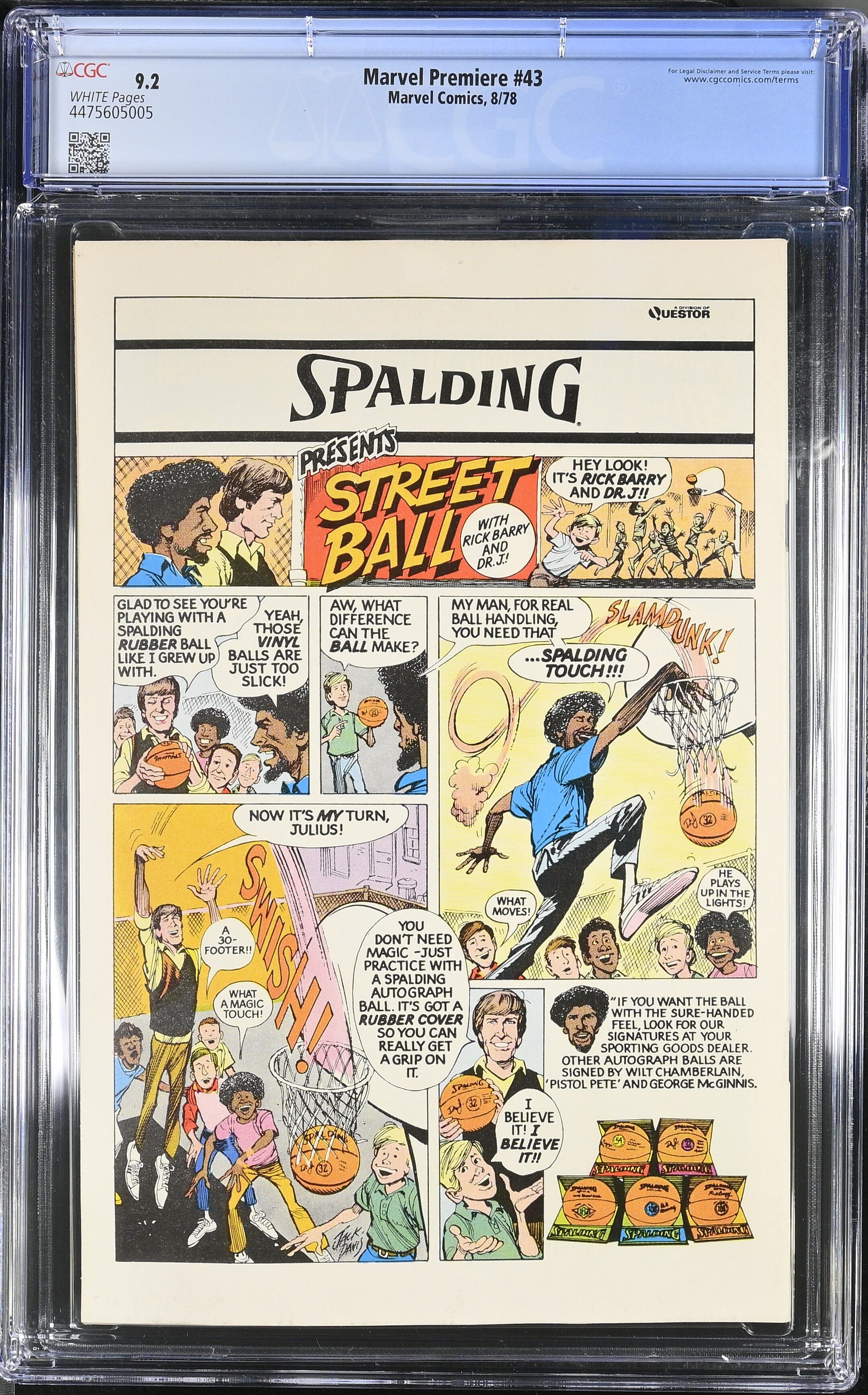 Marvel Premiere #43 CGC 9.2