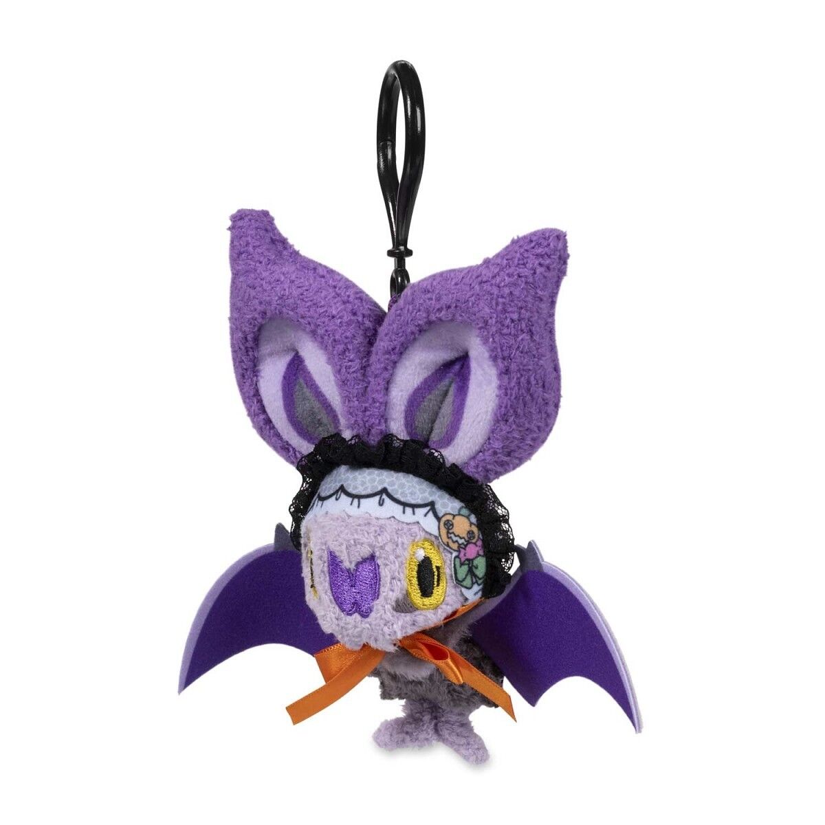 Noibat Halloween Ghost Chateau Pokémon Key Chain Plush 