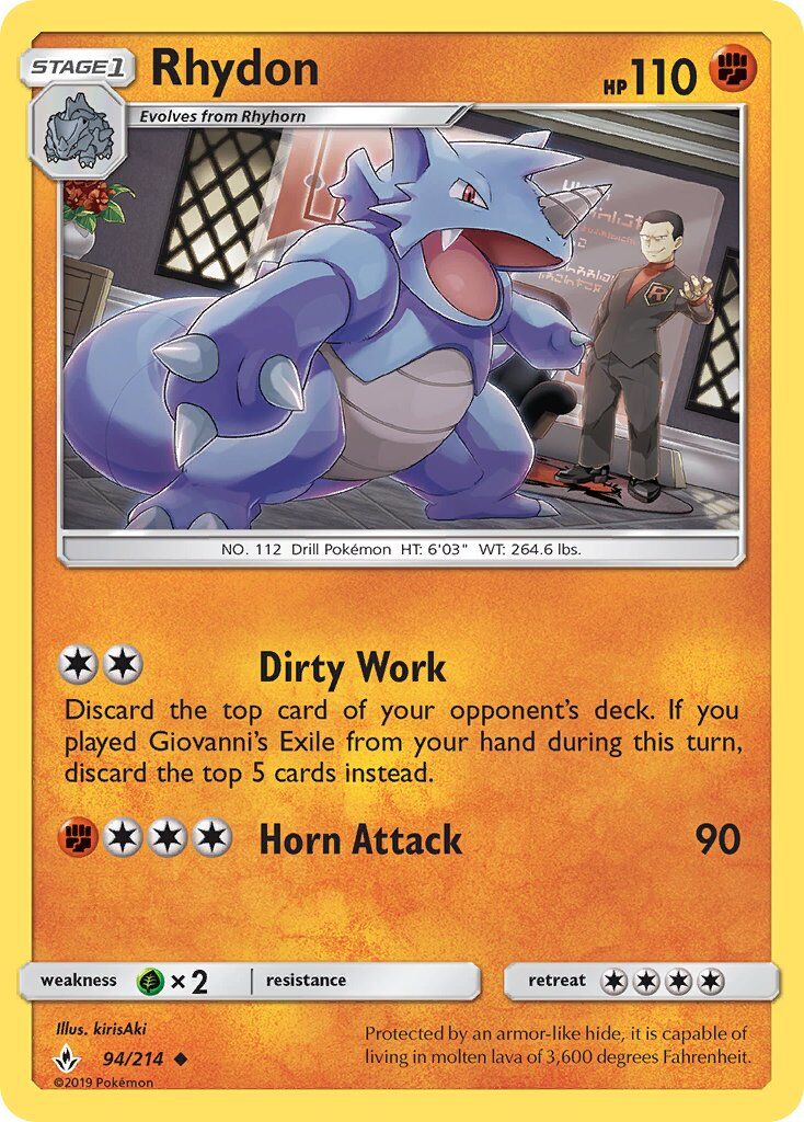 Rhydon - 94/214 - EN Rhydon - 94/214 - EN