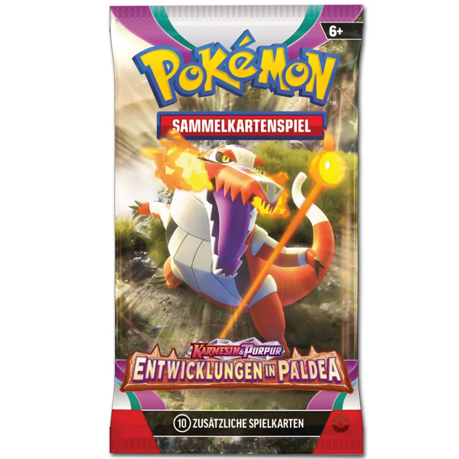 Pokémon TCG: Karmesin & Purpur Entwicklungen in Paldea Booster Display (36) - DE