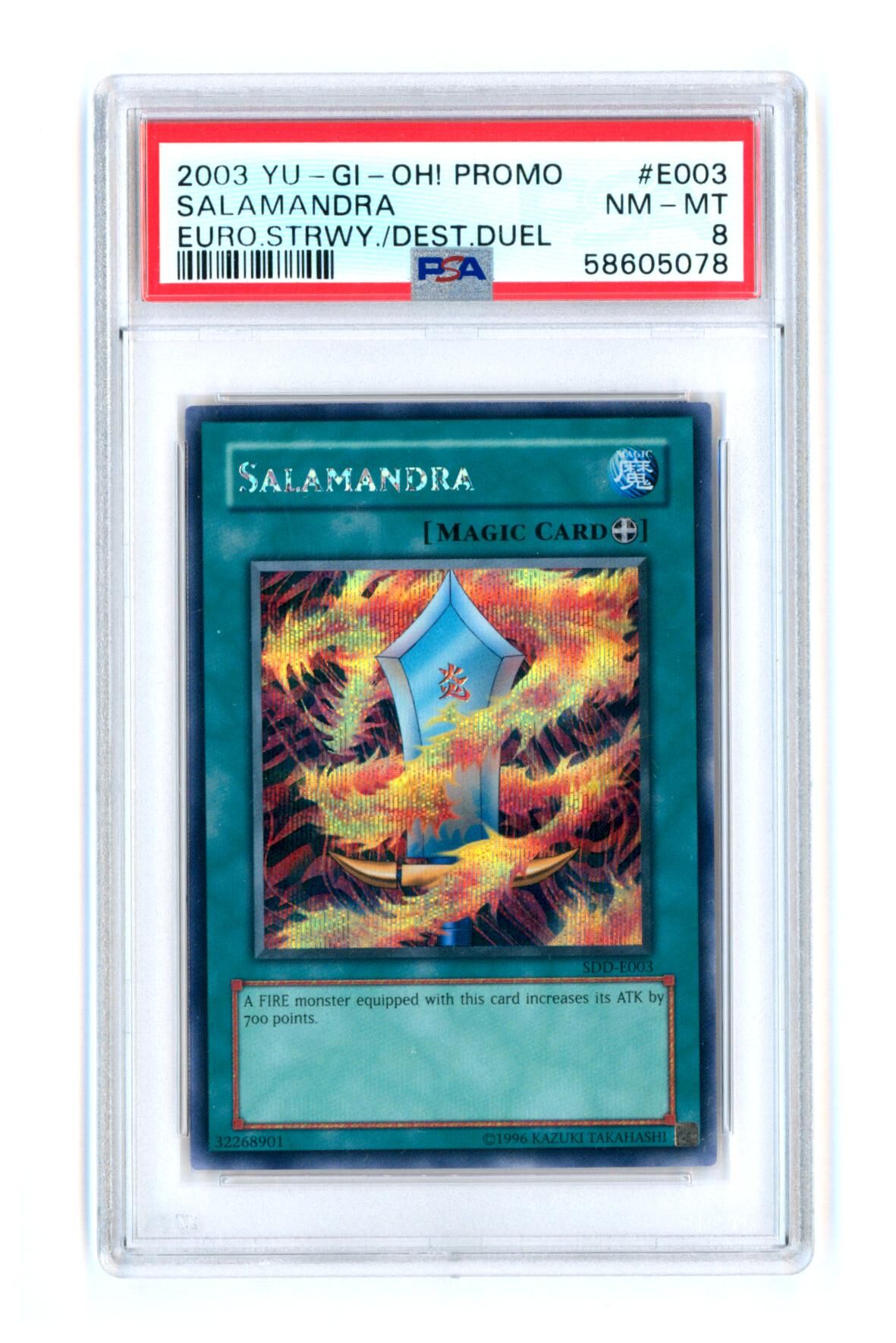 Salamandria SDD-E003 - Stairway to the Destined Duel - Secret Rare - Promo - PSA 8 NM-MT - Yu-Gi-Oh! Salamandria SDD-E003 - Stairway to the Destined Duel - Secret Rare - Promo - PSA 8 NM-MT - Yu-Gi-Oh!