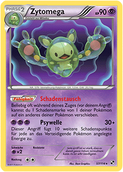 Zytomega - 57/114 - Reverse Holo - Pokémon TCG - Near Mint - DE