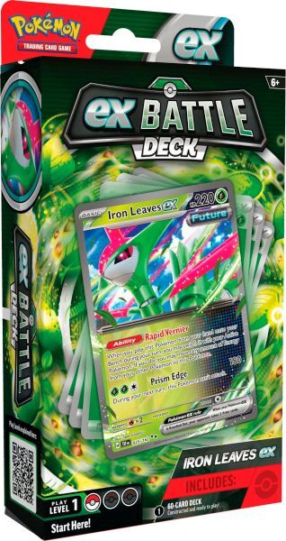 Pokémon TCG: Iron Leaves ex Battle Deck 2024 - EN Pokémon TCG: Iron Leaves ex Battle Deck 2024 - EN