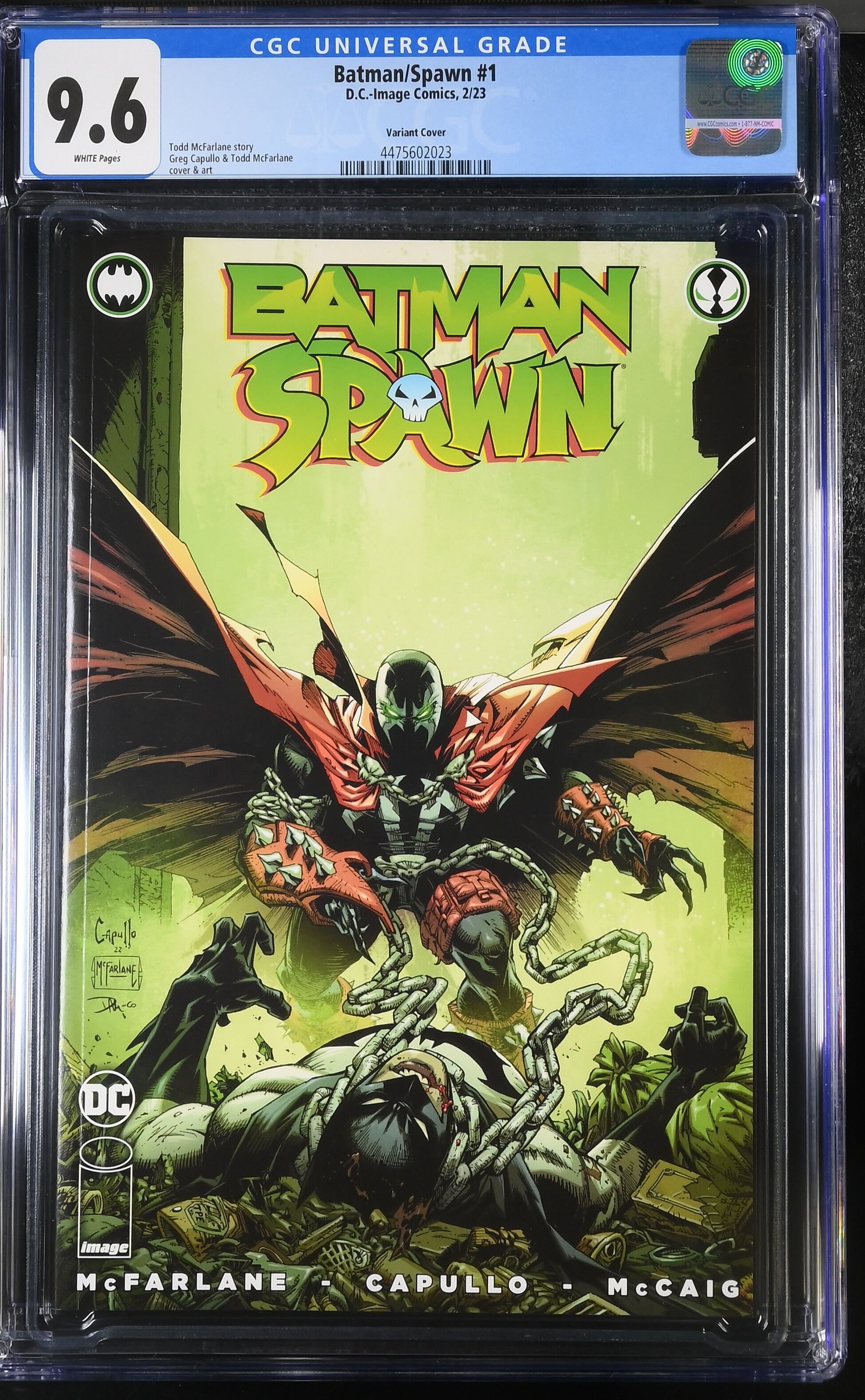 Batman/Spawn #1 Variant Cover CGC 9.6 Batman/Spawn #1 Variant Cover CGC 9.6