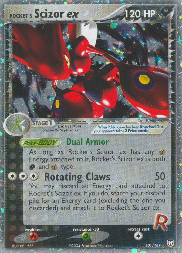 Rocket’s Scizor ex - 101/109 - EN Rocket’s Scizor ex - 101/109 - EN