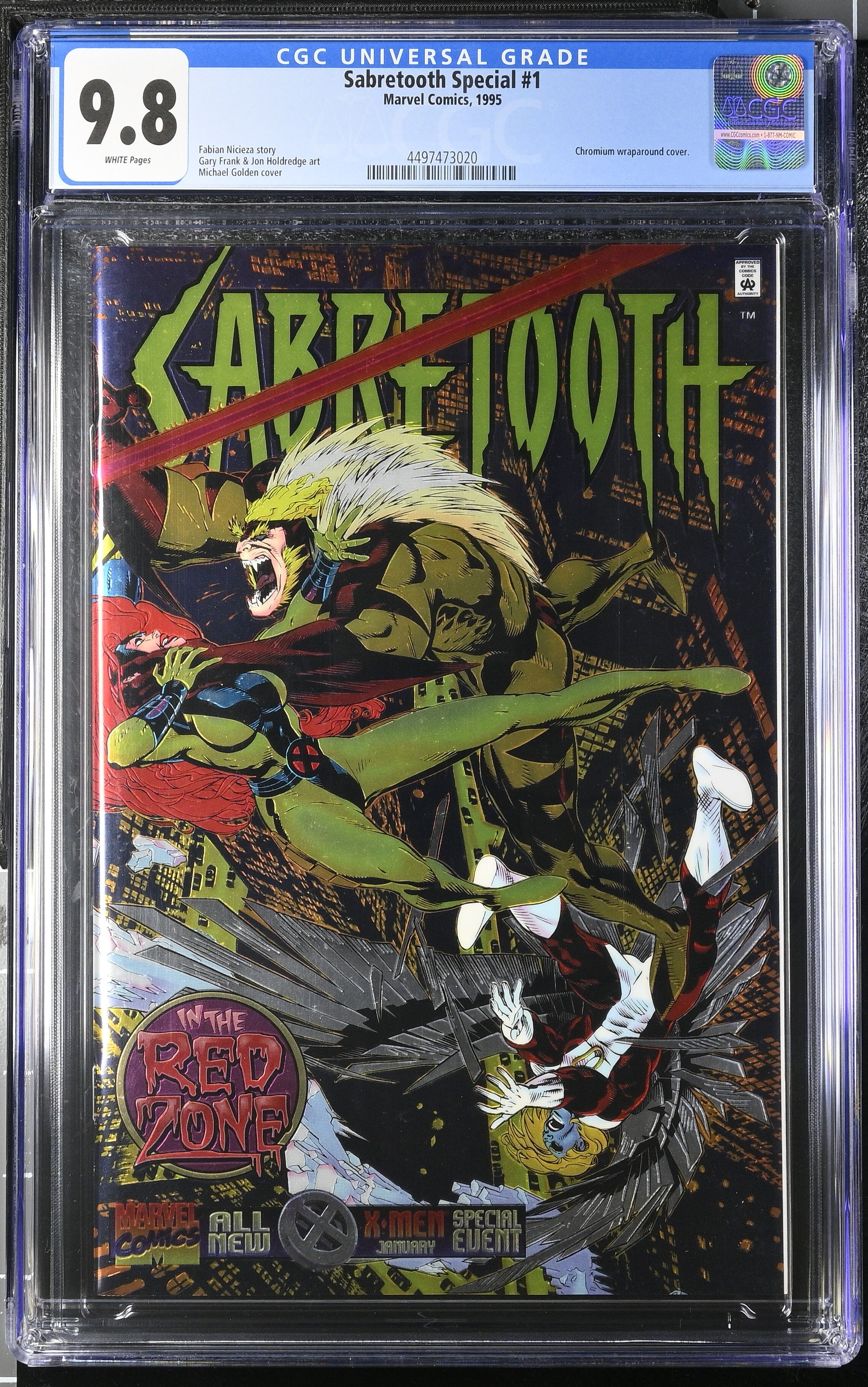 Sabretooth Special #1 CGC 9.8 Sabretooth Special #1 CGC 9.8