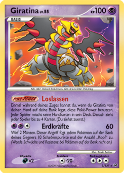 Giratina - 9/127 - Pokemon TCG - Near Mint