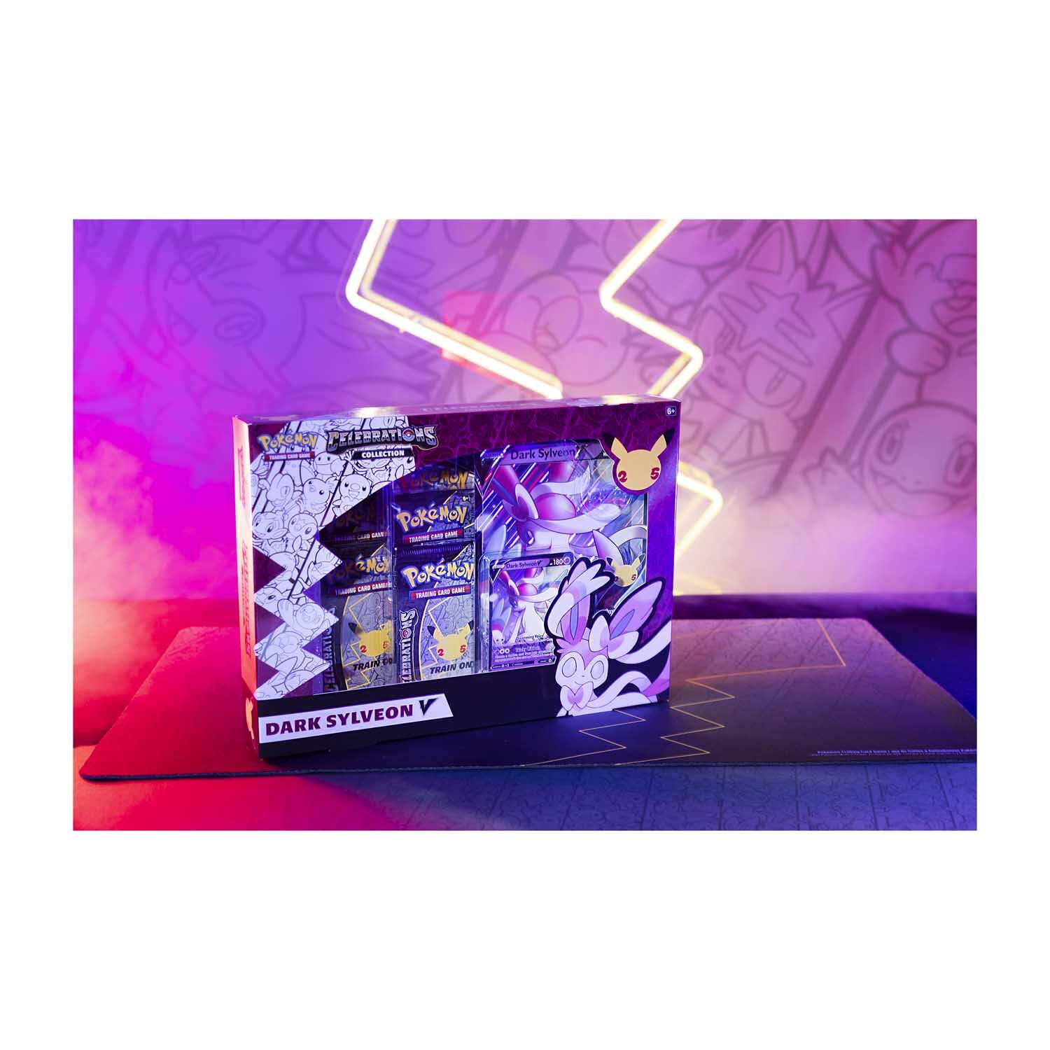 Pokémon 25th Anniversary Celebrations Dark Sylveon V Collection Box - EN