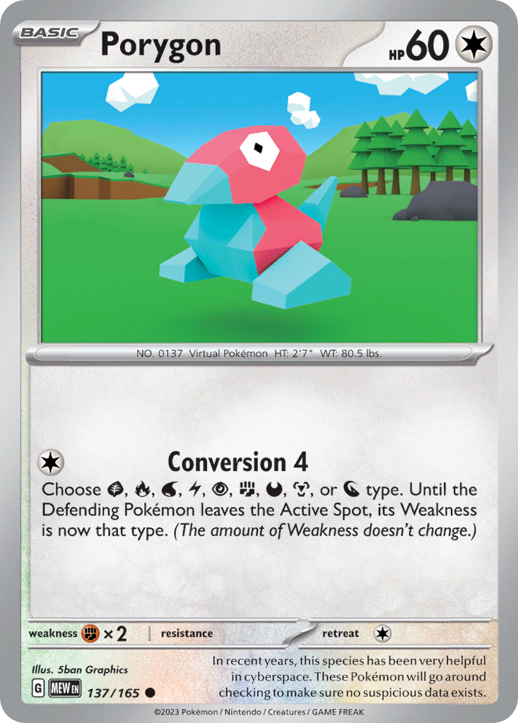 Porygon - 137/207 - EN Porygon - 137/207 - EN