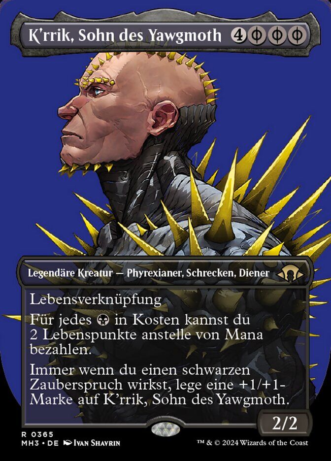 K'rrik, Son of Yawgmoth - MH3 365 - Normal - DE - NM K'rrik, Son of Yawgmoth - MH3 365 - Normal - DE - NM