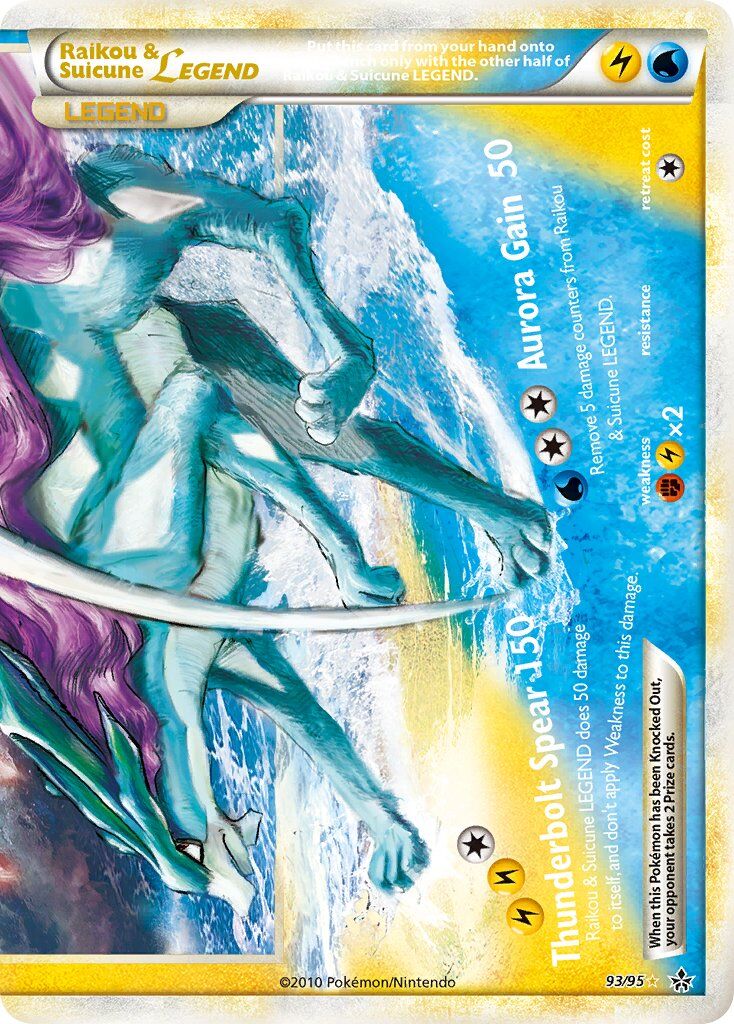 Raikou & Suicune LEGEND - 93/95 - EN Raikou & Suicune LEGEND - 93/95 - EN