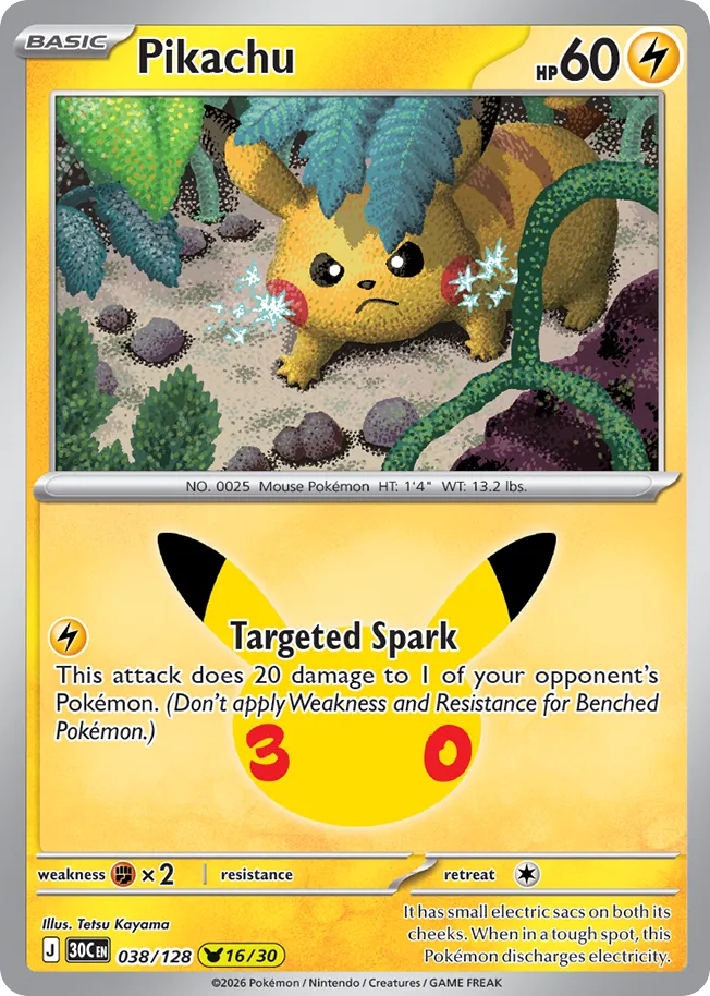 Pikachu - 033/128 - Pikachu Rare - DE - NM | German | Near Mint | PKM ...