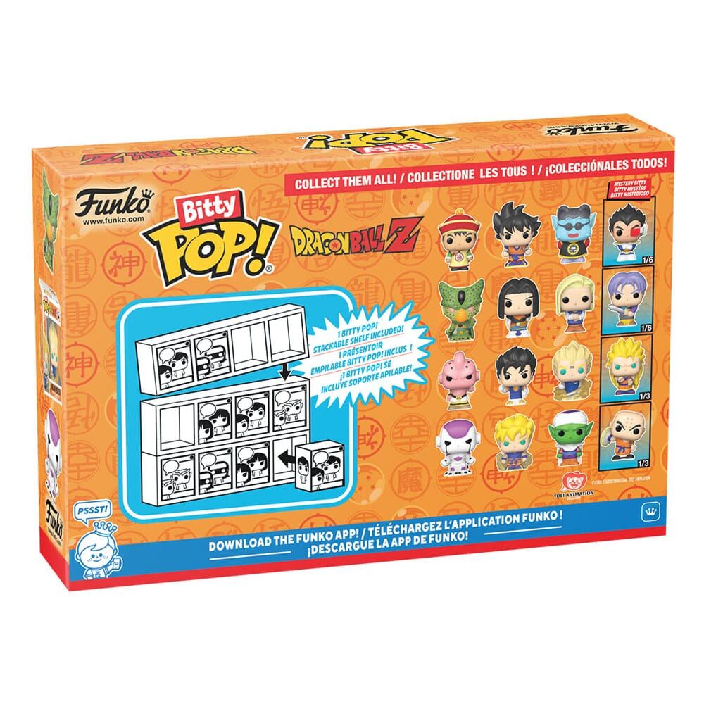 Dragon Ball Bitty POP! Vinyl Figur 4er-Pack Séries 4 - 2,5 cm 