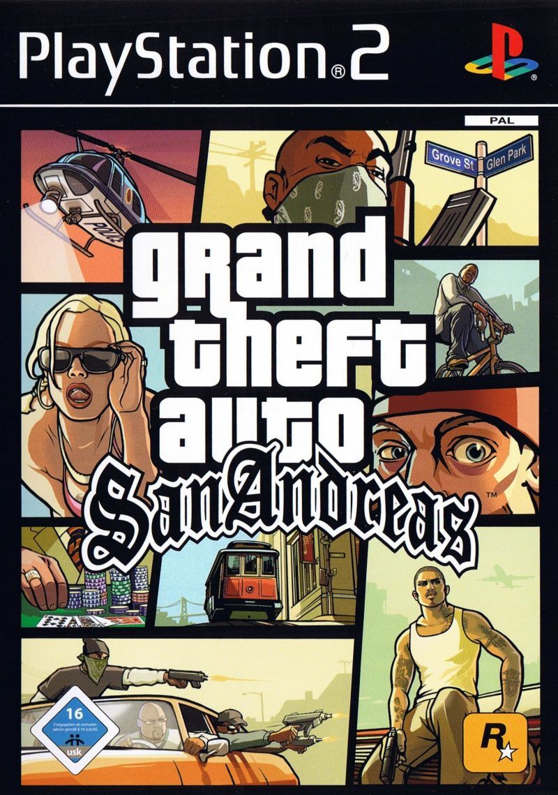 Grand Theft Auto San Andreas - PS2 Grand Theft Auto San Andreas - PS2