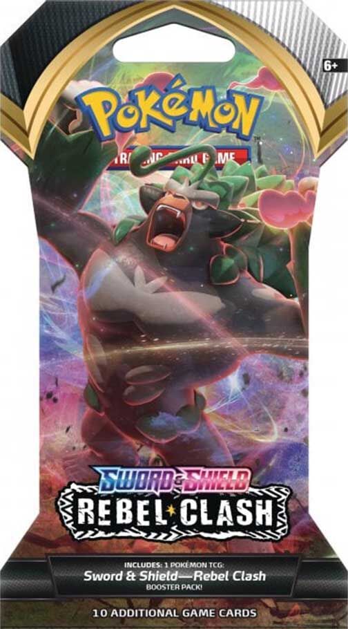 Pokémon Sword & Shield Rebel Clash Sleeved Booster - EN