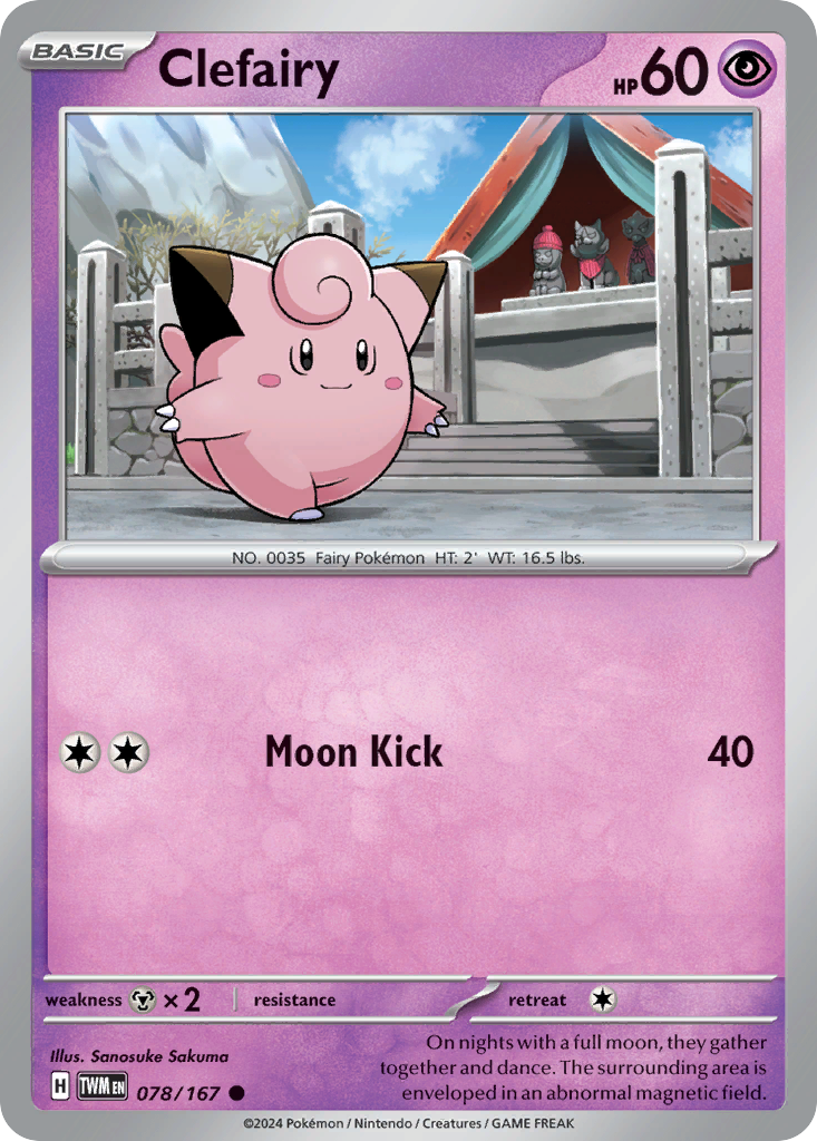 Clefairy - 078/167 - EN Clefairy - 078/167 - EN