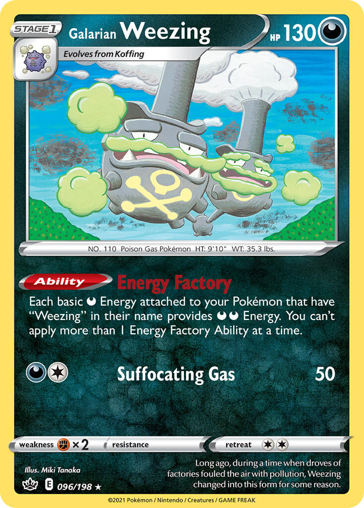 Galarian Weezing - 096/198 - EN Galarian Weezing - 096/198 - EN