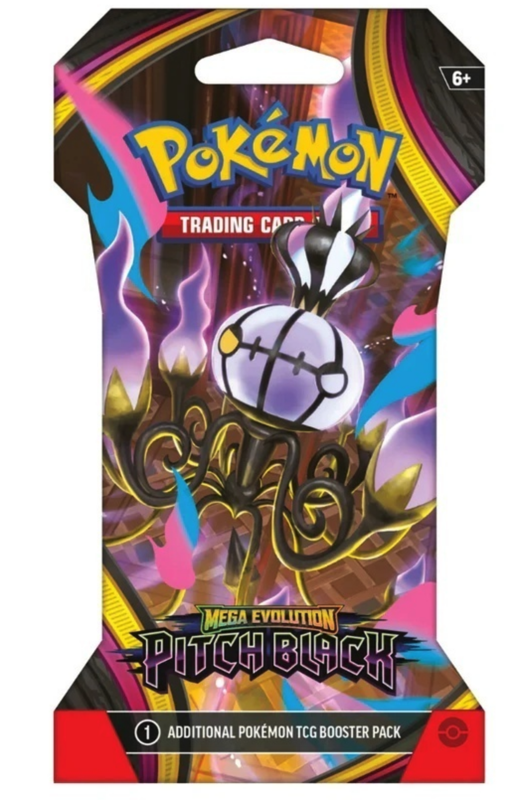Pokémon TCG: Mega Evolution (ME05) - Pitch Black Sleeved Booster Pack (10 Cards) - EN Pokémon TCG: Mega Evolution (ME05) - Pitch Black Sleeved Booster Pack (10 Cards) - EN