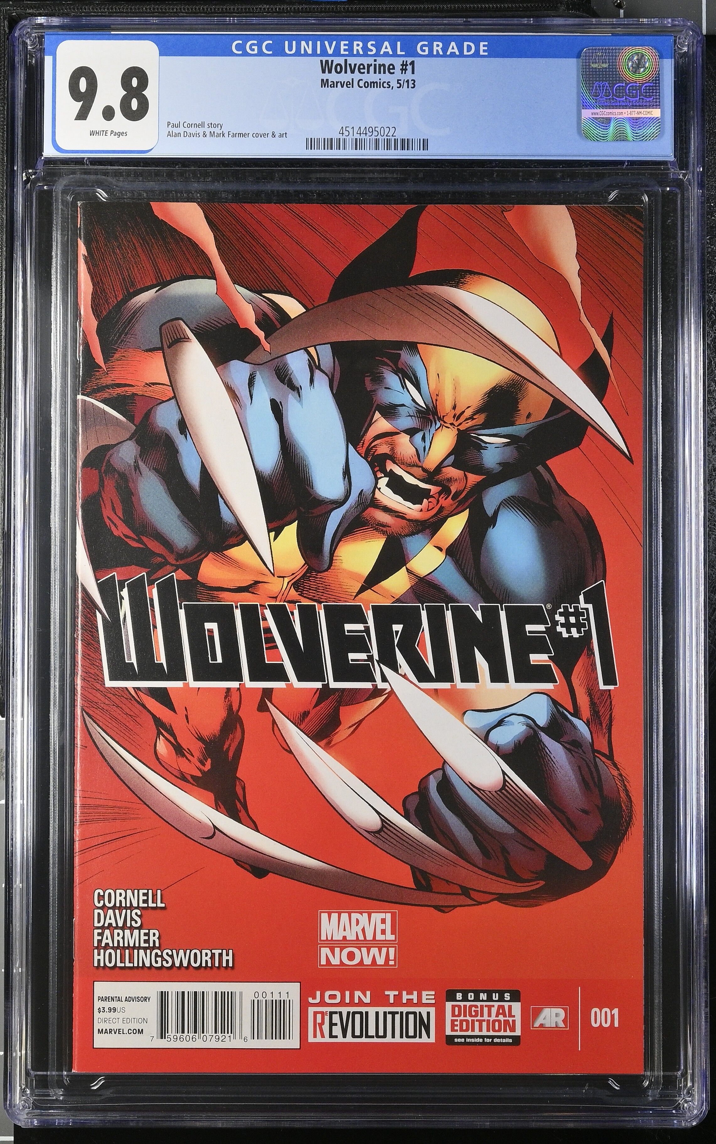 Wolverine #1 CGC 9.8 Top Pop! Wolverine #1 CGC 9.8 Top Pop!