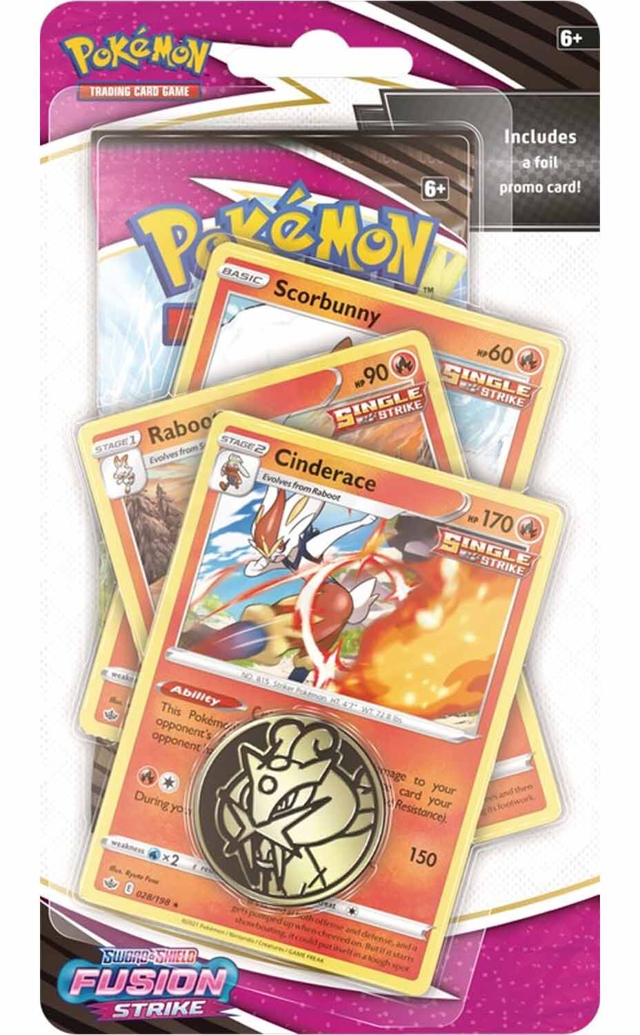 pokemon-sword-shield-fusion-strike-cinderace-premium-checklane-blister-en-1 Pokémon Sword & Shield Fusion Strike Cinderace Premium Checklane Blister - EN
