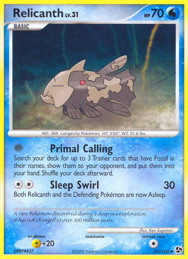 Relicanth - 51/106 - Reverse Holo - EN