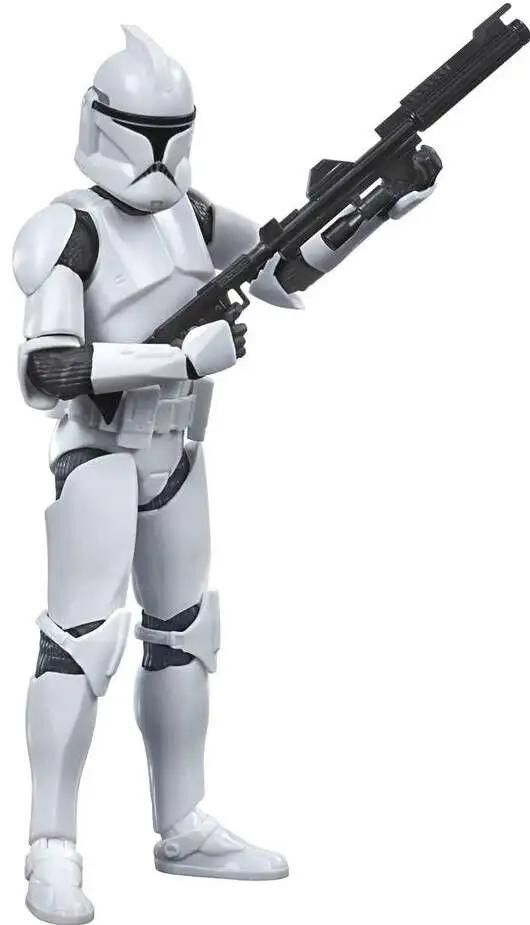 Star Wars Attack of the Clones Black Series Phase I Clone Trooper Action Figure