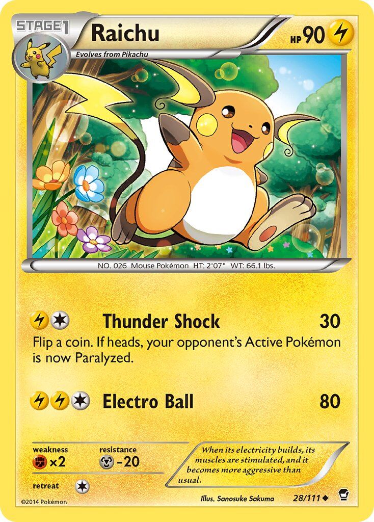 Raichu - 28/111 - EN Raichu - 28/111 - EN