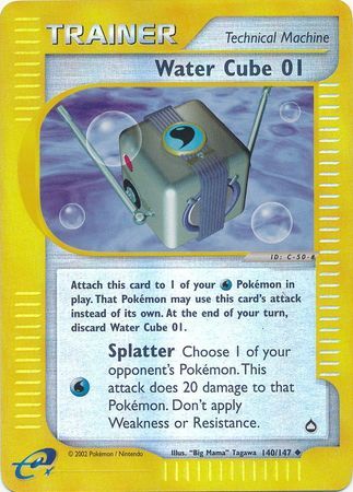 Water Cube 01 - 140/147 - Reverse Holo - EN Water Cube 01 - 140/147 - Reverse Holo - EN
