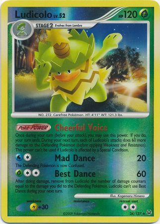 Ludicolo - 34/127 - Reverse Holo - EN