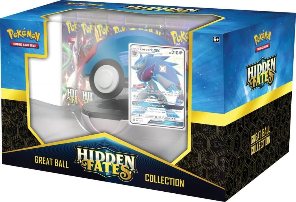 Pokémon Hidden Fates Shiny Zoroark-GX Poké Ball Collection - EN
