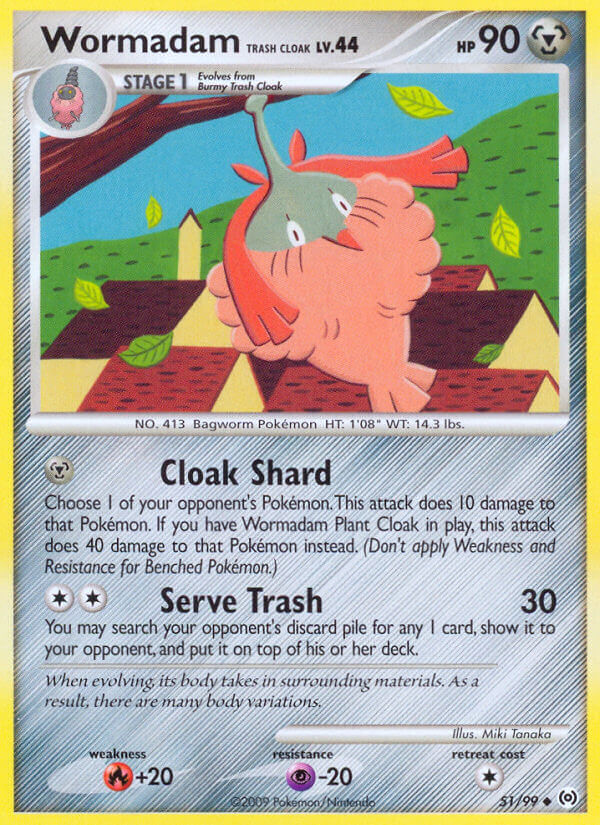 Wormadam Trash Cloak - 51/99 - EN Wormadam Trash Cloak - 51/99 - EN