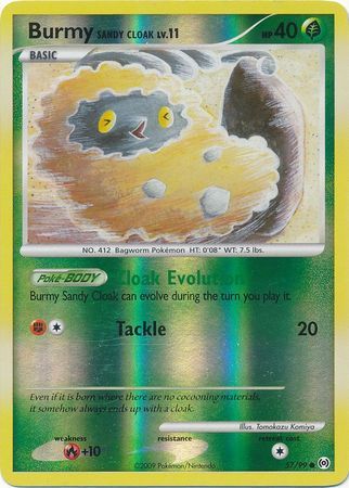 Burmy Sandy Cloak - 57/99 - Reverse Holo - EN Burmy Sandy Cloak - 57/99 - Reverse Holo - EN