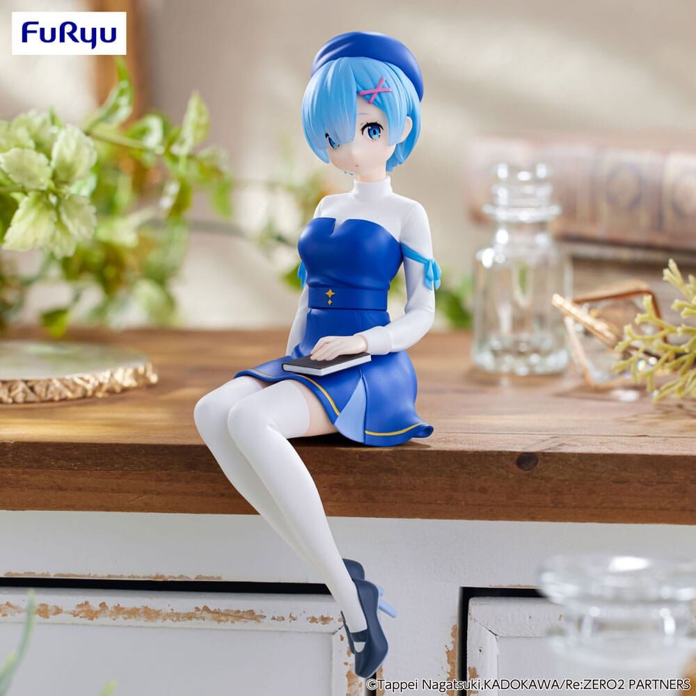 Re:Zero Starting Life in Another World Noodle Stopper PVC Statue Rem Book Girl Version 15 cm Re:Zero Starting Life in Another World Noodle Stopper PVC Statue Rem Book Girl Version 15 cm
