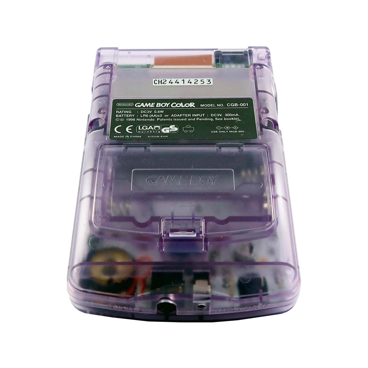 Game Boy Color Konsole (Violett/Transparant) #clear