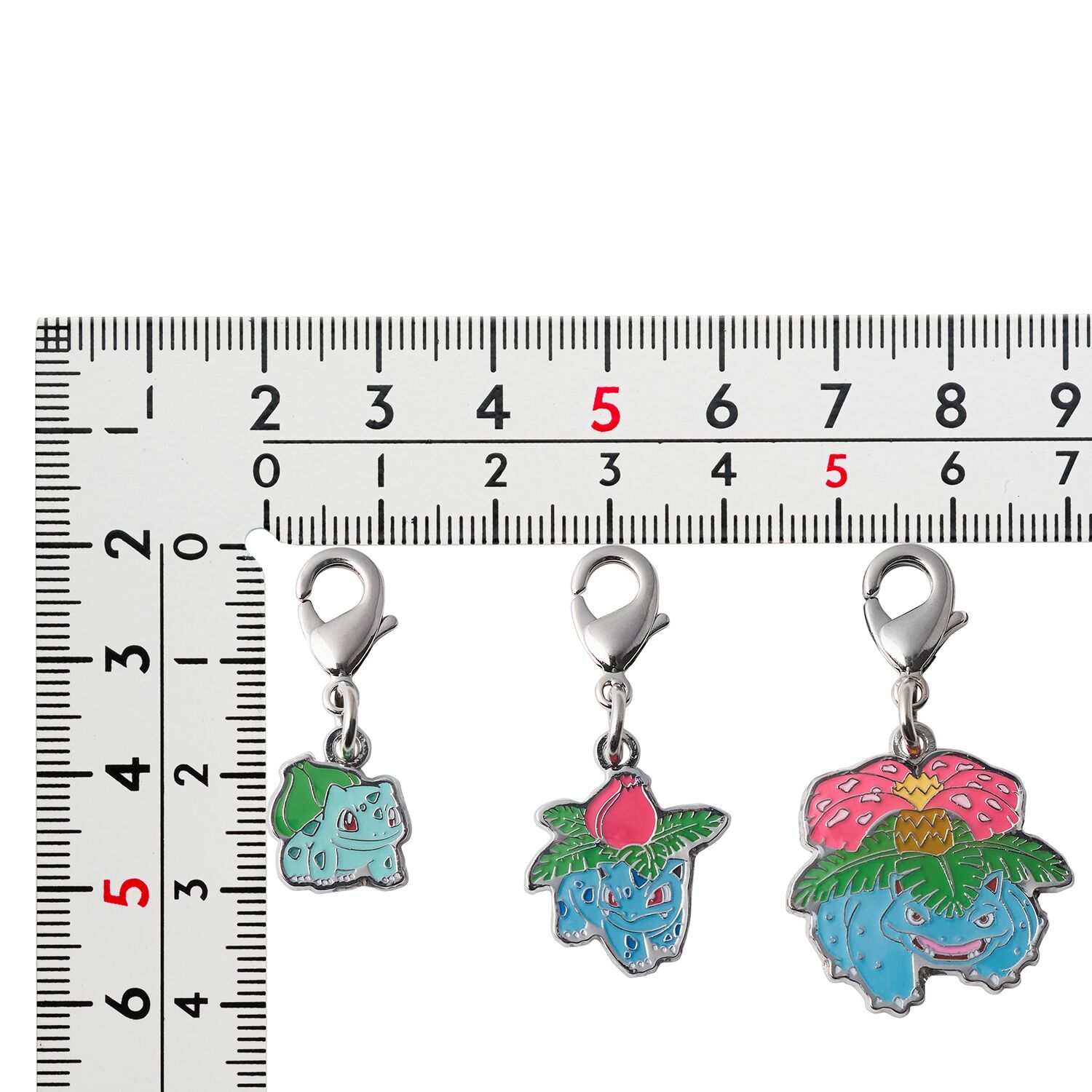 Pokemon Center - Bulbasaur, Ivysaur, Venusaur Schlüsselanhänger - 3 Stück