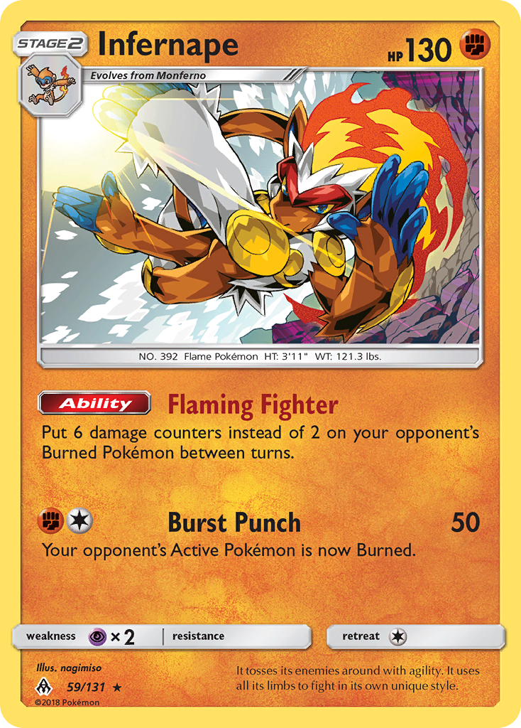 Infernape - 59/165 - EN Infernape - 59/165 - EN