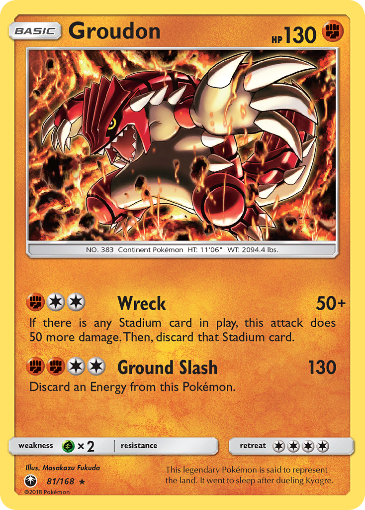 Groudon - 81/168 - EN Groudon - 81/168 - EN
