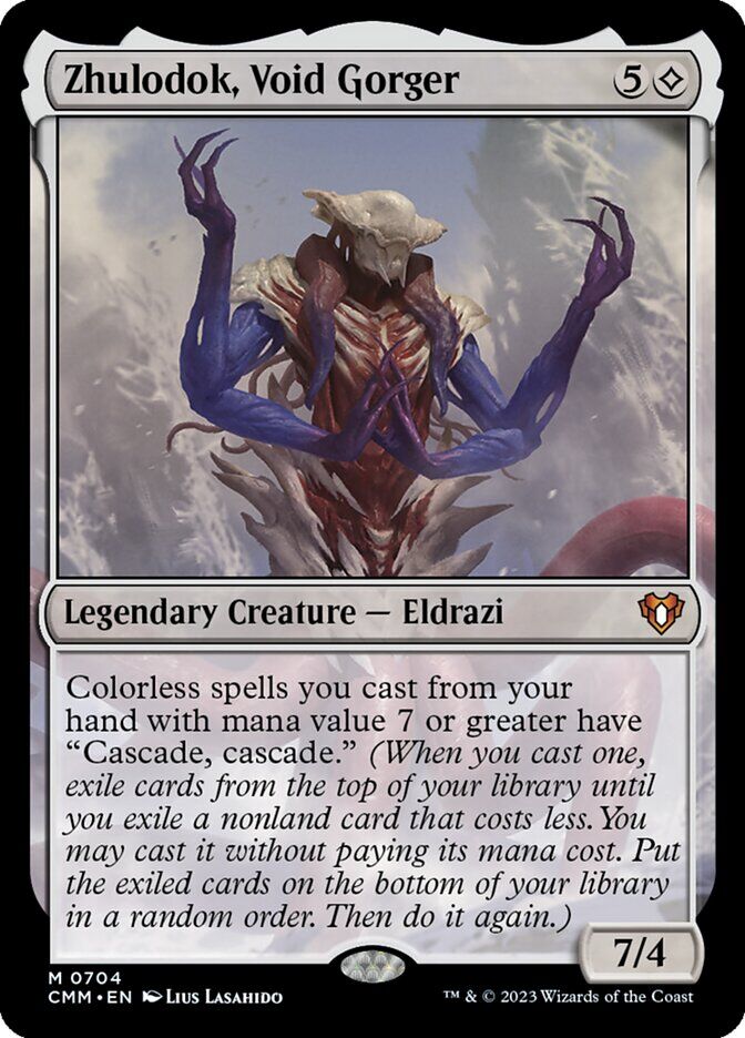 Zhulodok, Void Gorger - CMM 704 - Foil - EN - NM Zhulodok, Void Gorger - CMM 704 - Foil - EN - NM