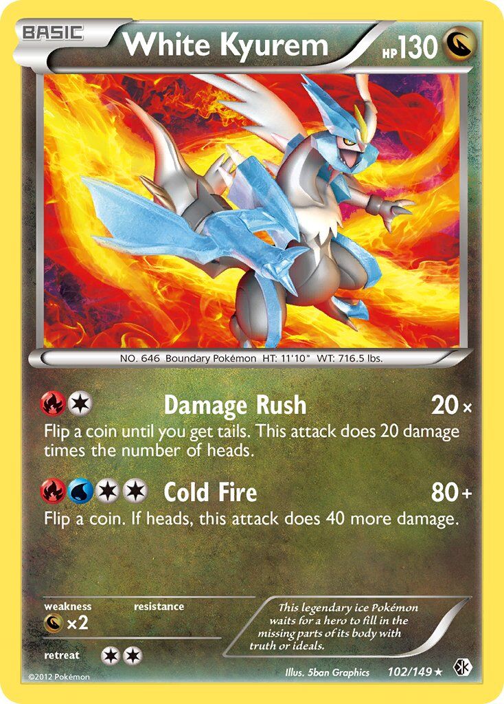 White Kyurem - 102/149 - EN White Kyurem - 102/149 - EN