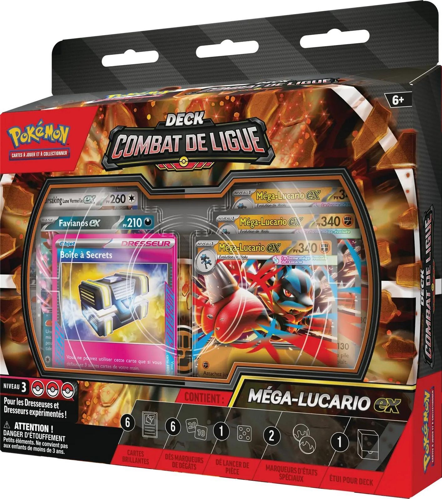 Pokémon JCC: Deck Combat De Ligue Méga-Lucario ex - FR