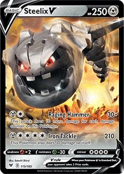 Steelix V 115/185 - Pokémon TCG