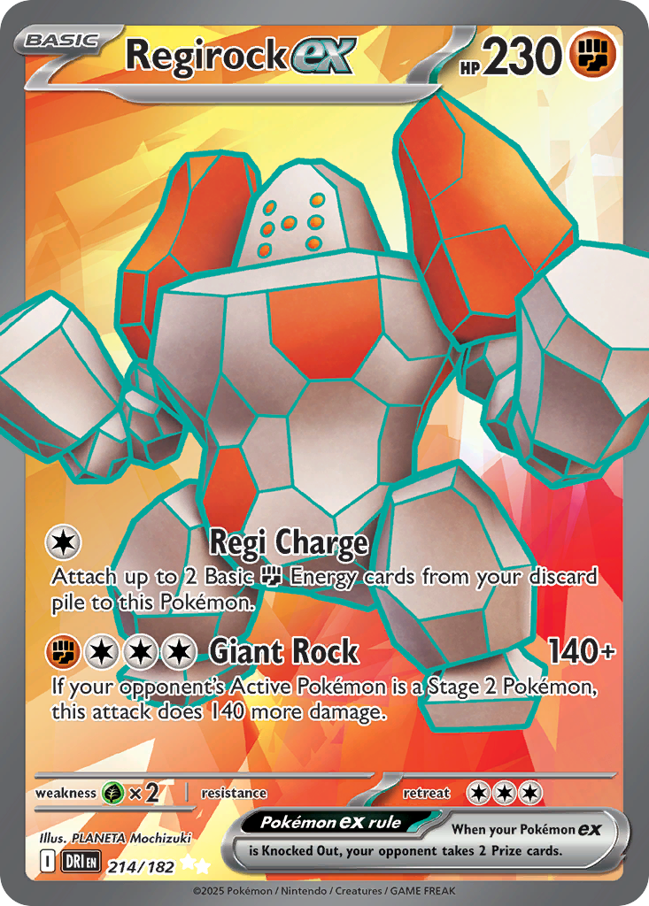 Regirock ex - 214/182 - EN Regirock ex - 214/182 - EN